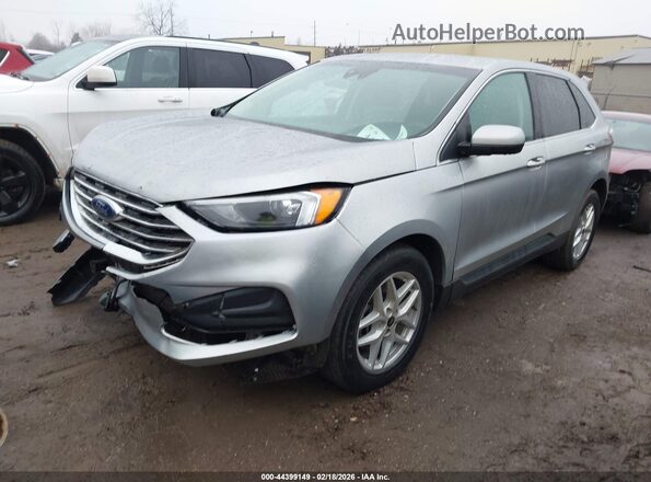 2FMPK4J94NBA40015 2022 FORD EDGE Silver Przód lewy
