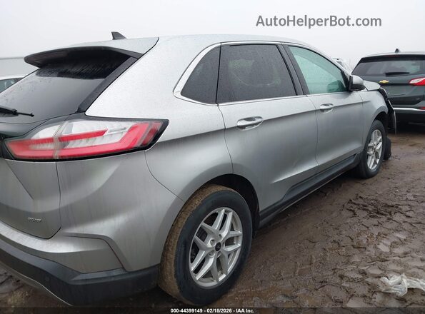 2FMPK4J94NBA40015 2022 FORD EDGE Silver Tył prawy