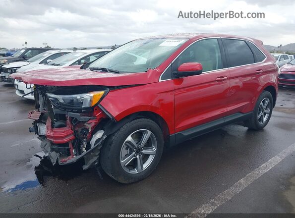 2FMPK4J96PBA15619 2023 FORD EDGE Red Vista tres cuartos delantera izquierda