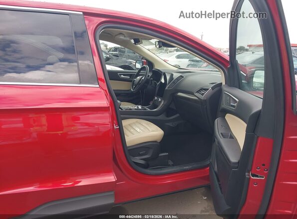 2FMPK4J96PBA15619 2023 FORD EDGE Red Vista interior delantera
