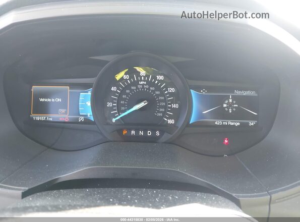2FMPK4J97NBA55026 2022 FORD EDGE Silver Հետևի նստատեղերի տեսք