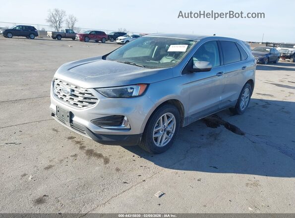 2FMPK4J97NBA55026 2022 FORD EDGE Silver Առջևի ձախ երեք քառորդ տեսարան