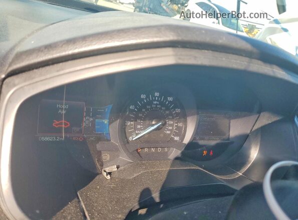 2FMPK4J97PBA29917 2023 FORD EDGE White Вид щитка приладів