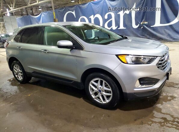 2FMPK4J98NBA53916 2022 FORD EDGE Silver Front right