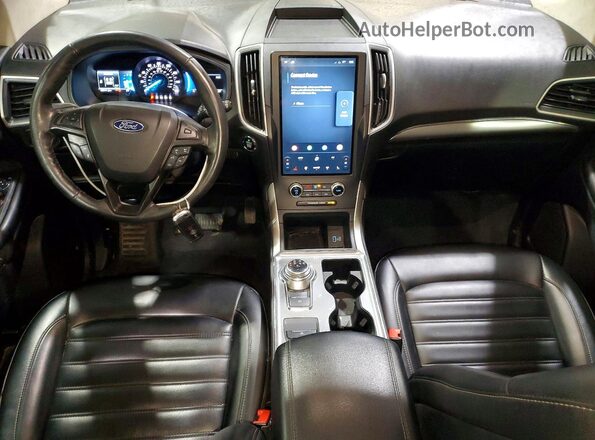 2FMPK4J98NBA53916 2022 FORD EDGE Silver Dashboard view