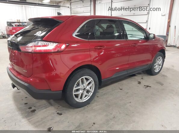 2FMPK4J9XRBA47377 2024 FORD EDGE Red Հետևի աջ