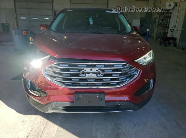 2FMPK4K93KBC01142 2019 FORD EDGE Red 
