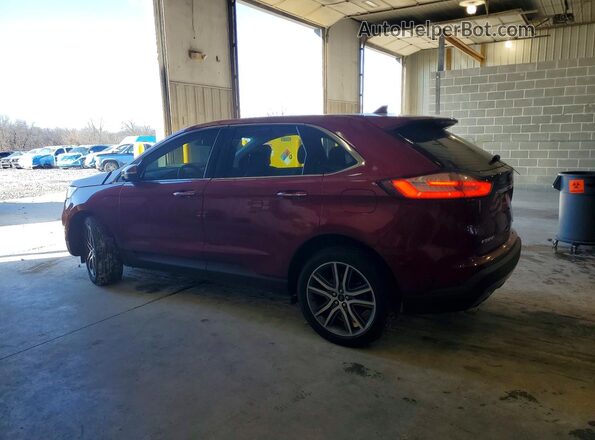 2FMPK4K93KBC01142 2019 FORD EDGE Red 