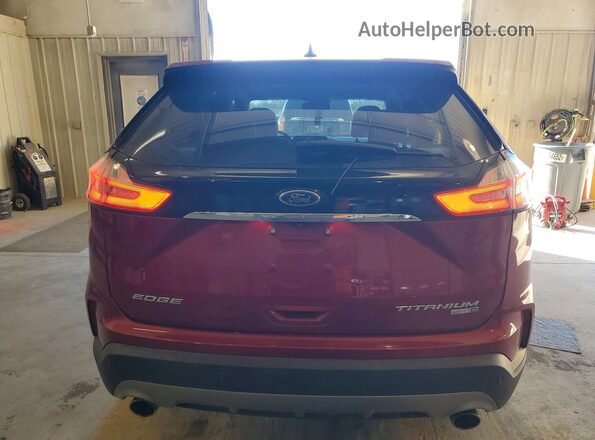 2FMPK4K93KBC01142 2019 FORD EDGE Red 