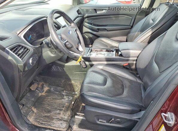 2FMPK4K94KBC60488 2019 FORD EDGE Maroon 