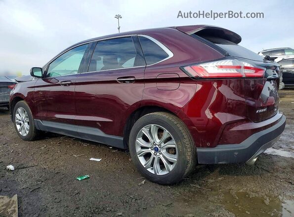 2FMPK4K94KBC60488 2019 FORD EDGE Maroon 