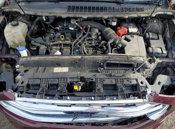 2FMPK4K94KBC60488 2019 FORD EDGE Maroon 