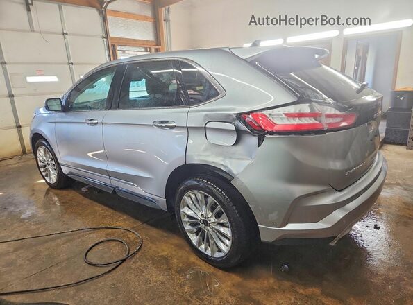2FMPK4K94NBA61462 2022 FORD EDGE Silver Հետևի ձախ