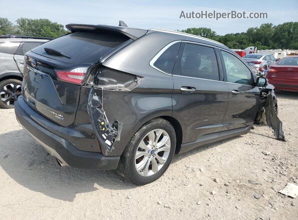 2FMPK4K97KBB43505 2019 FORD EDGE Gray Հետևի աջ