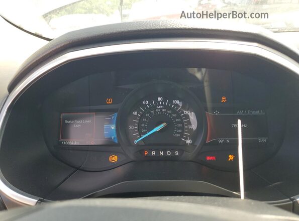 2FMPK4K97KBB43505 2019 FORD EDGE Gray Սարքավորումների վահանակի տեսք