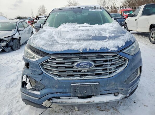 2FMPK4K98KBC65483 2019 FORD EDGE Blue 