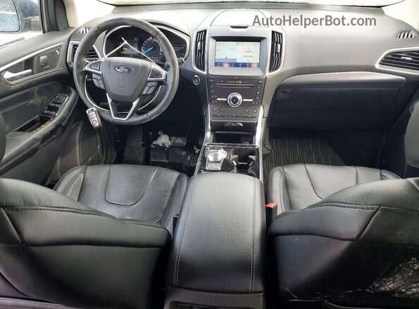 2FMPK4K98KBC65483 2019 FORD EDGE Blue 