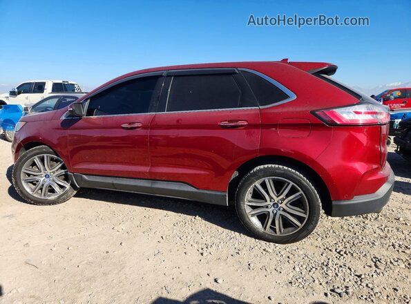 2FMPK4K99KBC09486 2019 FORD EDGE Red 