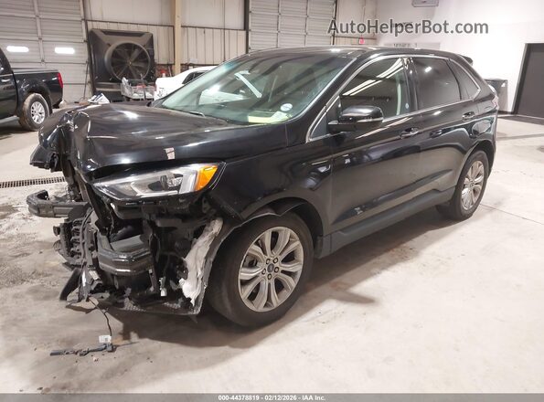 2FMPK4K9XNBA31298 2022 FORD EDGE Black Vista tres cuartos delantera izquierda