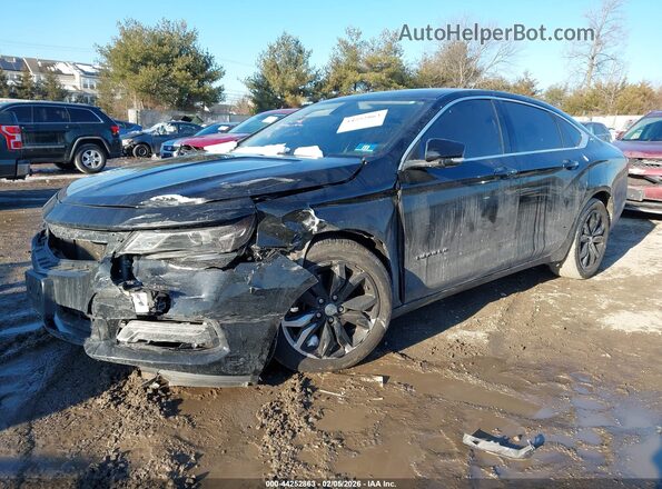 2G1105S30J9158301 2018 CHEVROLET IMPALA Black Przód lewy