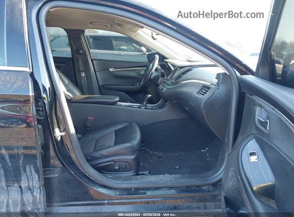 2G1105S30J9158301 2018 CHEVROLET IMPALA Black Widok wnętrza z przodu