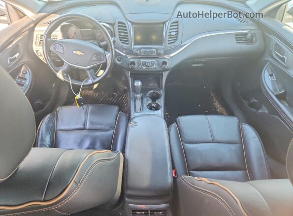 2G1125S35J9121335 2018 CHEVROLET IMPALA Gray Dashboard view
