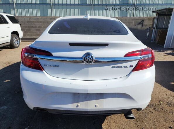 2G4GK5EX0G9114684 2016 BUICK REGAL Белый Вид сзади