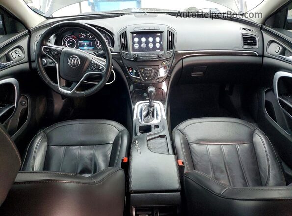 2G4GL5EX1H9129726 2017 BUICK REGAL Black Dashboard view