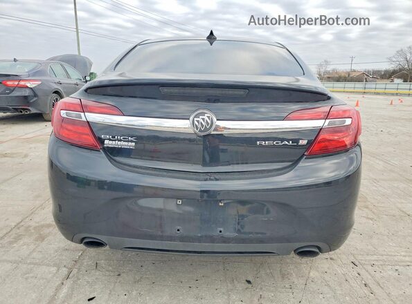 2G4GL5EX1H9129726 2017 BUICK REGAL Black Rear view