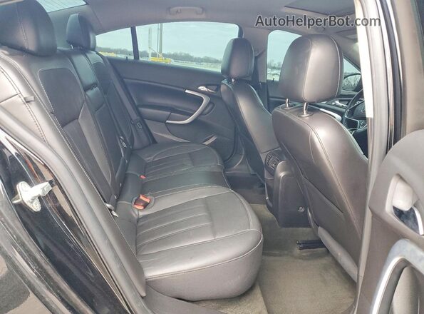 2G4GL5EX1H9129726 2017 BUICK REGAL Black Rear seats view