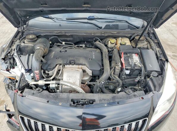 2G4GL5EX1H9129726 2017 BUICK REGAL Black Rear interior view