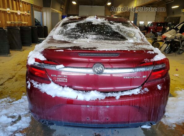 2G4GL5EX3H9117089 2017 BUICK REGAL Burgundy Vista trasera