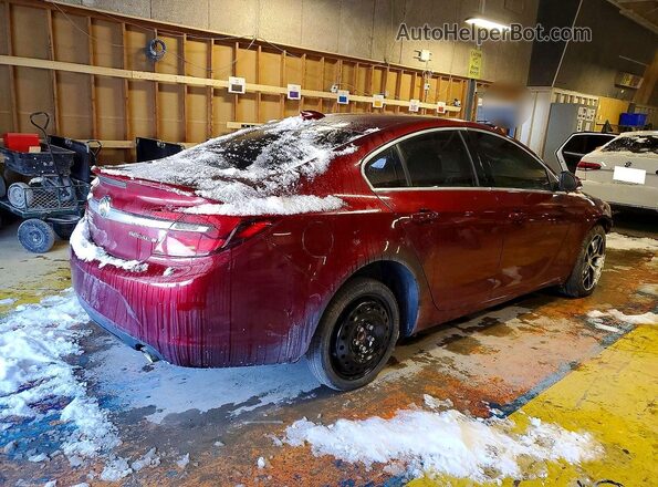 2G4GL5EX3H9117089 2017 BUICK REGAL Burgundy Trasero derecho