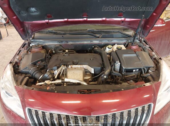 2G4GL5EX4H9129459 2017 BUICK REGAL Красный Вид сзади
