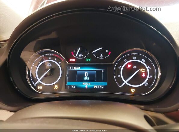 2G4GL5EX4H9129459 2017 BUICK REGAL Красный Вид задних сидений