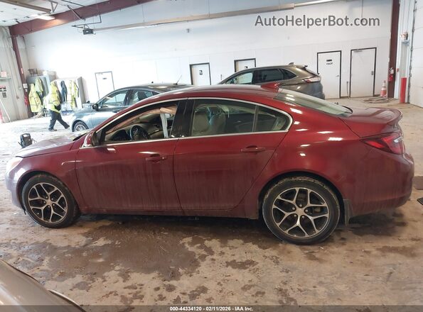 2G4GL5EX4H9129459 2017 BUICK REGAL Красный Панорамный вид салона 360°