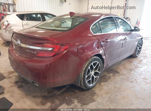 2G4GL5EX4H9129459 2017 BUICK REGAL Красный Задняя правая четверть