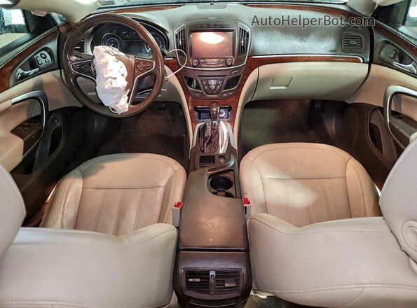 2G4GL5EX8H9194802 2017 BUICK REGAL White Widok deski rozdzielczej