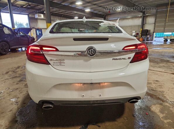 2G4GL5EX8H9194802 2017 BUICK REGAL White Widok z tyłu