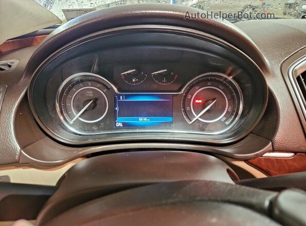2G4GL5EX8H9194802 2017 BUICK REGAL White Widok zestawu wskaźników