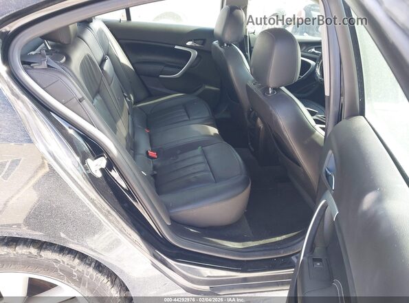 2G4GL5EX9G9165873 2016 BUICK REGAL Black Widok naklejki z numerem VIN