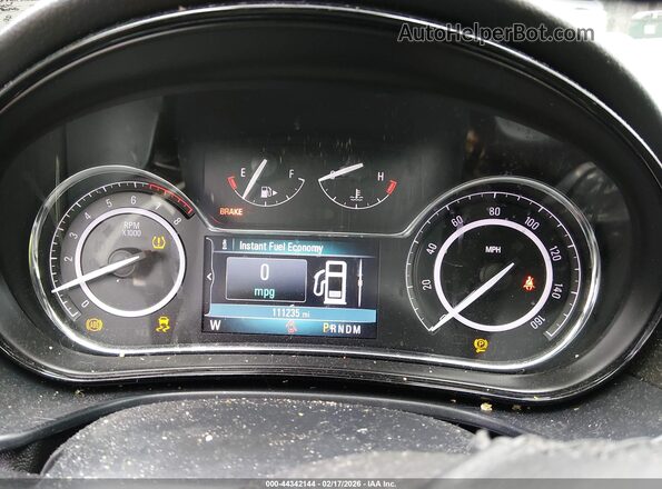 2G4GP5EX9G9162783 2016 BUICK REGAL Black Widok tylnych siedzeń