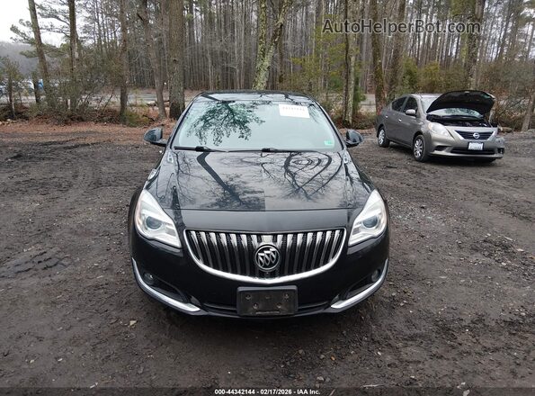 2G4GP5EX9G9162783 2016 BUICK REGAL Black Widok zestawu wskaźników