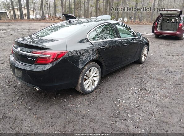 2G4GP5EX9G9162783 2016 BUICK REGAL Black Tył prawy