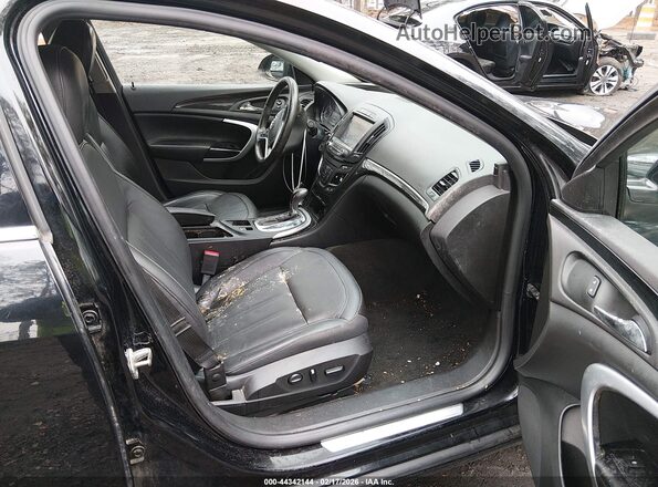 2G4GP5EX9G9162783 2016 BUICK REGAL Black Widok wnętrza z przodu
