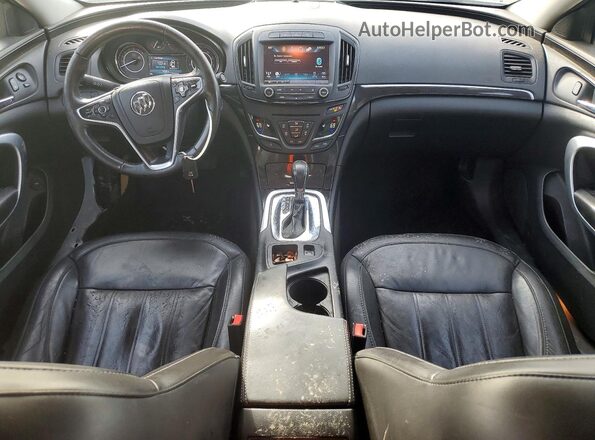 2G4GR5EX1G9180687 2016 BUICK REGAL White Dashboard view