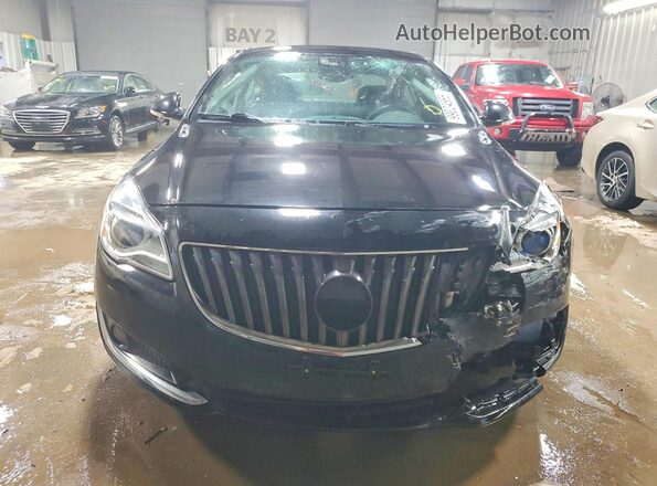 2G4GS5GX5G9190057 2016 BUICK REGAL Black Widok z przodu