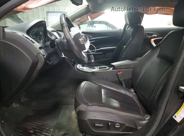 2G4GS5GX5G9190057 2016 BUICK REGAL Black Widok wnętrza z przodu