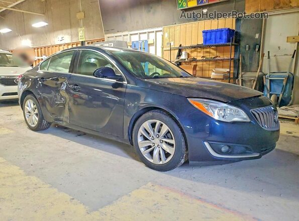 2G4GS5GX8G9107012 2016 BUICK REGAL Синий Передняя правая четверть