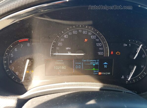 2G61M5S34K9150220 2019 CADILLAC XTS Black Widok zestawu wskaźników